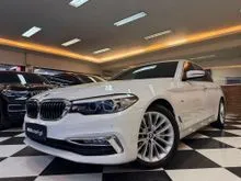 2017 BMW 530i 2.0 Luxury Sedan [Km13.000] Nik2017 White On Black Sunroof 2TV RSE PBD Speedo Digital Record ATPM #AUTOHIGH #BEST DEAL