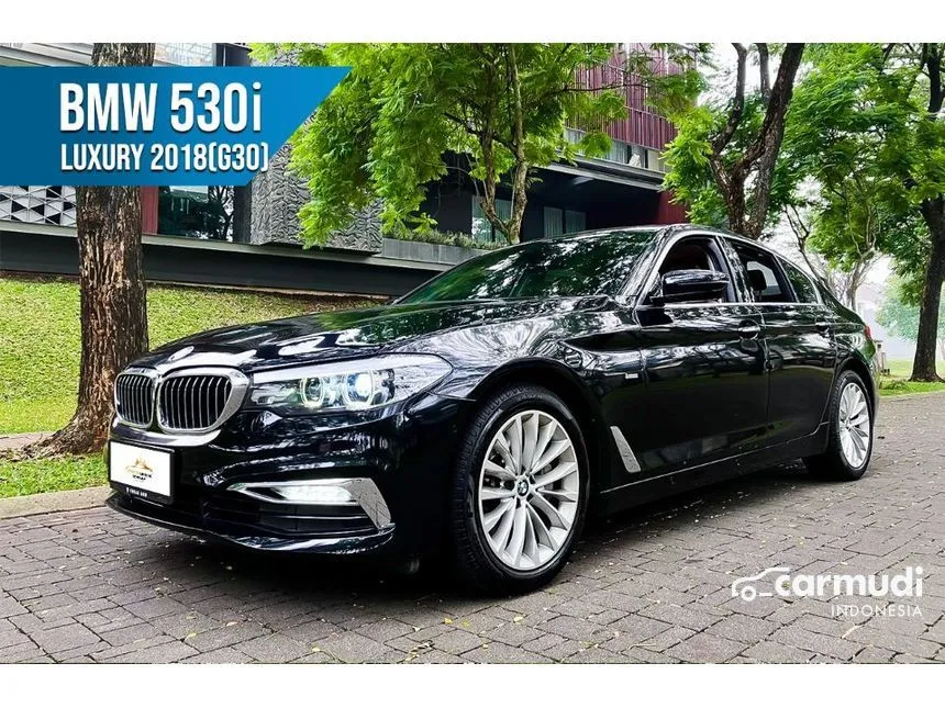 Jual Mobil BMW 530i 2018 Luxury 2.0 di Banten Automatic Sedan Biru Rp 505.000.000