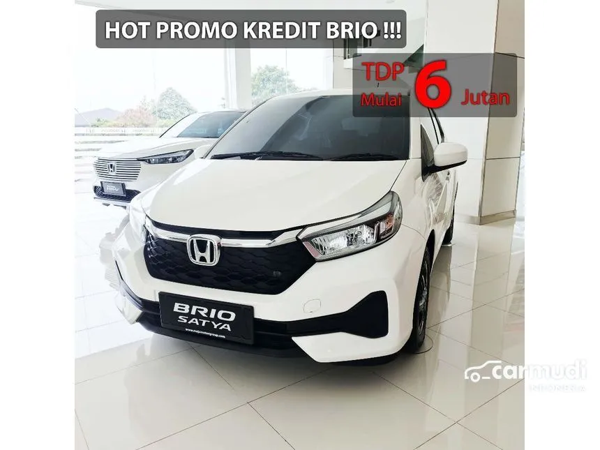 Jual Mobil Honda Brio 2023 E Satya 1.2 di Jawa Barat Automatic Hatchback Putih Rp 133.000.000