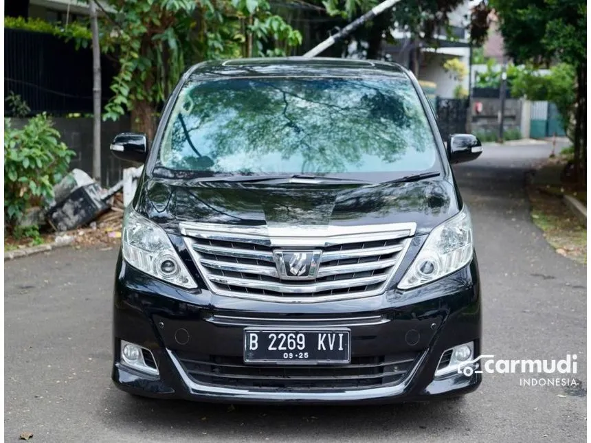 Jual Mobil Toyota Alphard 2013 G 2.4 di Banten Automatic MPV Hitam Rp 323.000.000