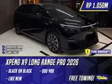 2025 XPeng X9 0.0 Long Range Pro MPV Black on Black EV Electric Listrik X Peng Hitam