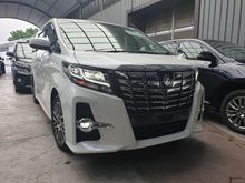2015 Unreg Recon Toyota Alphard 3.5 SAC Standard Package ALPINE Player 3 Years Warranty