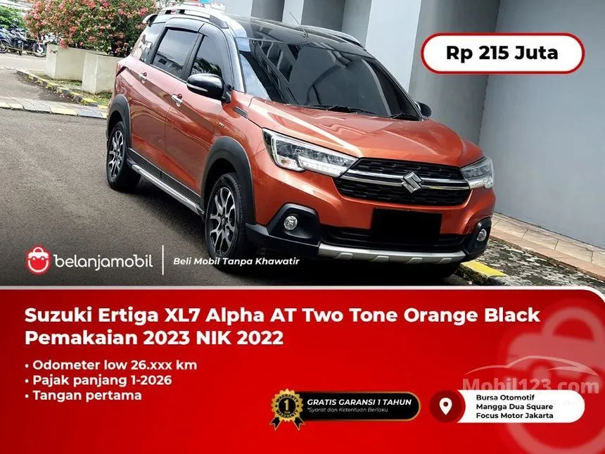 Jual Mobil Suzuki XL7 2022 Alpha 1.5 di DKI Jakarta Automatic SUV Orange Rp 215.000.000