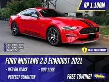 2021 Ford Mustang 2.3 EcoBoost Fastback Red on Black Merah