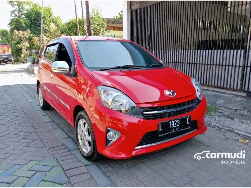 Jual Mobil Toyota Agya 2015 TRD Sportivo 1.0 di Jawa Timur Manual Hatchback Merah Rp 108.000.000