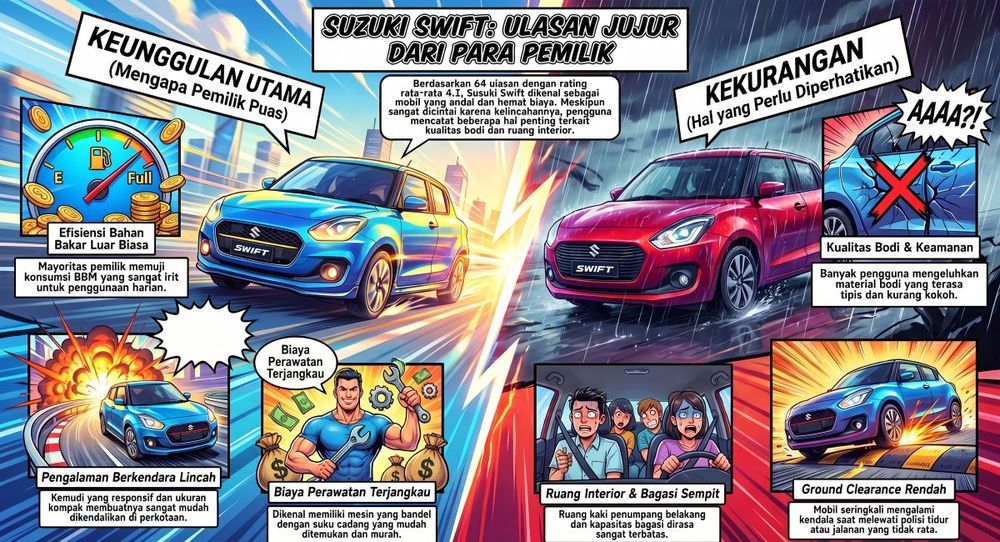 Jangan Beli Dulu! Bongkar Habis 6 Penyakit Suzuki Swift Bekas yang Bikin Kantong Jebol!