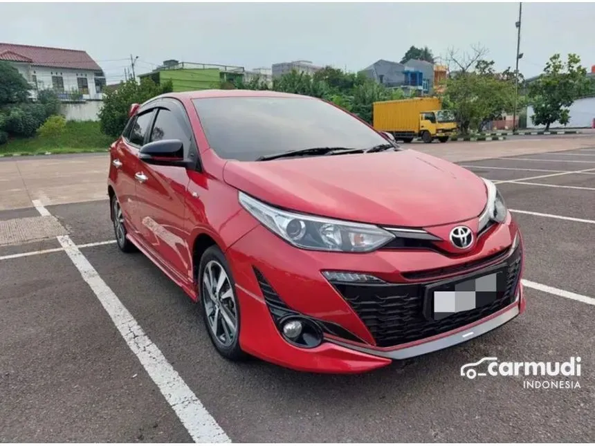 Jual Mobil Toyota Yaris 2018 TRD Sportivo 1.5 di Banten Automatic Hatchback Merah Rp 203.000.000