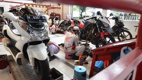 Mudik Dilarang, Perawatan Motor Jalan Terus