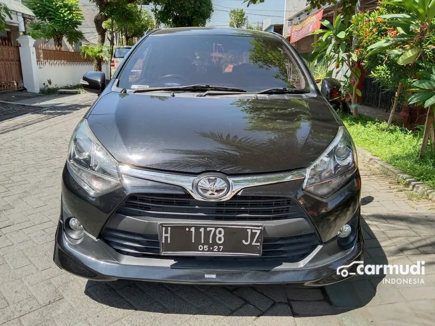 Jual Mobil Toyota Agya 2017 TRD 1.2 di Jawa Timur Automatic Hatchback Hitam Rp 129.000.000