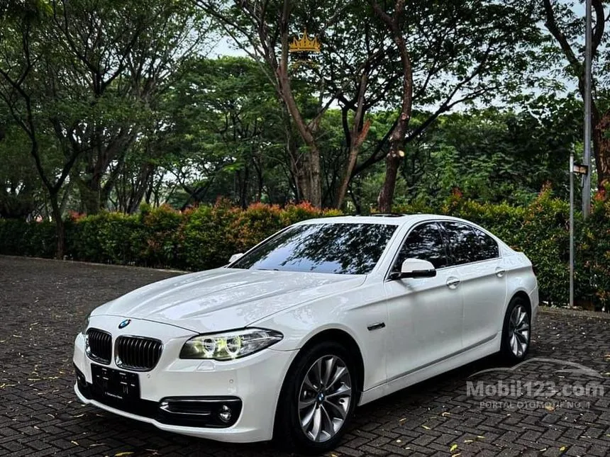 Jual Mobil BMW 520d 2015 Luxury 2.0 di Banten Automatic Sedan Putih Rp 335.000.000