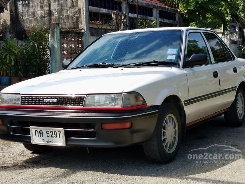 Toyota Corolla 1991 GL 1.3 in ภาคเหนือ Manual Sedan สีขาว for 39,000 ...