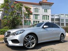 2014 Mercedes-Benz E250 2.0 Avantgarde Sedan Nik2014 Bright Silver On Black Km20rb Antik TDP.175JT