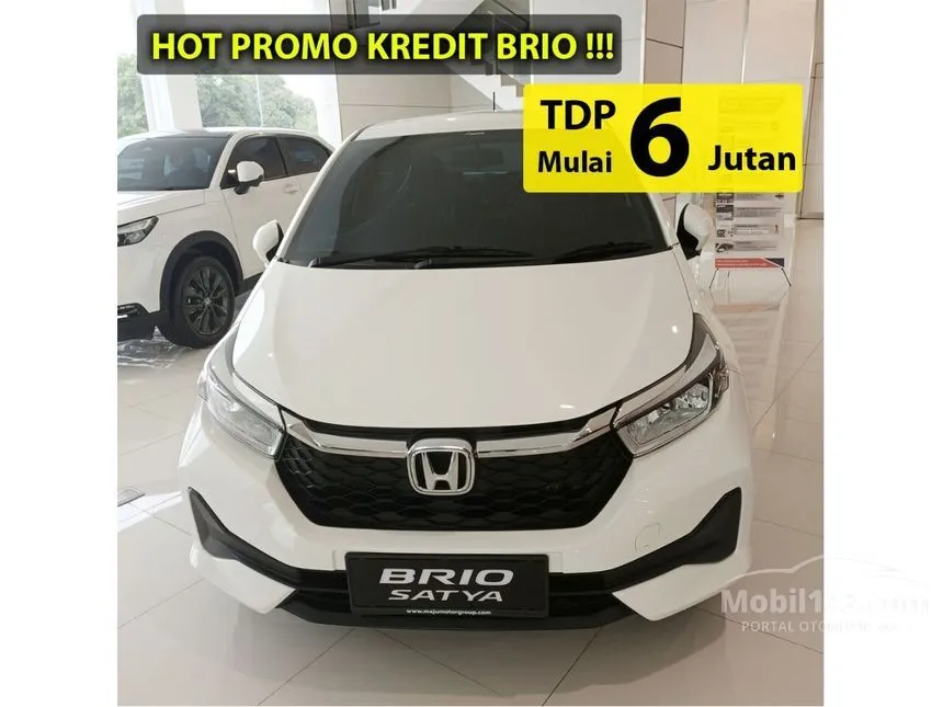 Jual Mobil Honda Brio 2024 E Satya 1.2 di Banten Automatic Hatchback Putih Rp 138.000.000