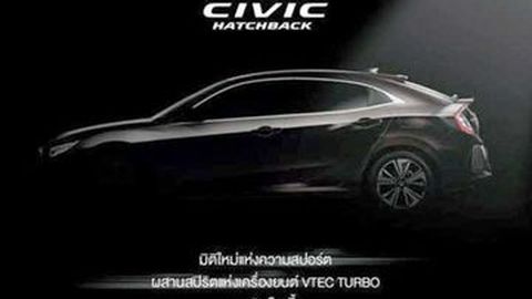 Wujud Honda Civic Turbo Hatchback untuk ASEAN Mulai Terungkap