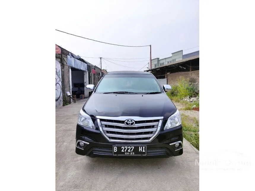 Jual Mobil Toyota Kijang Innova 2015 G 2.0 di Banten Automatic MPV Hitam Rp 158.000.000