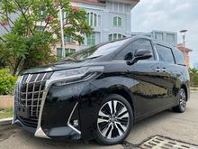 2018 Toyota Alphard 2.5 X Van Wagon New Model Nik18 Black On Beige Km30rb Record #AUTOHIGH #MUST HAVE