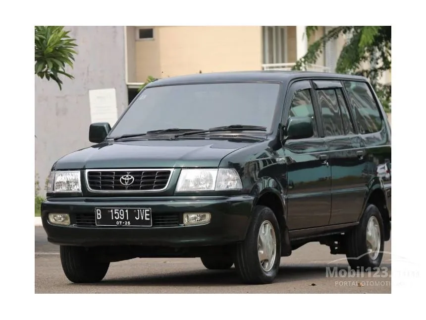 Jual Mobil Toyota Kijang 2002 LGX 1.8 di Banten Manual MPV Hijau Rp 75.000.000