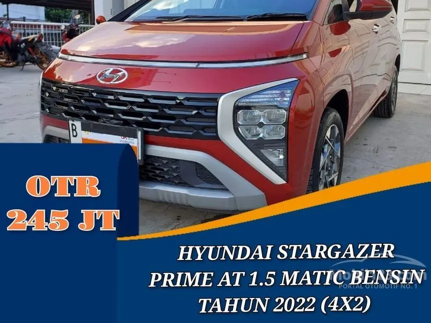 Jual Mobil Hyundai Stargazer 2022 Prime 1.5 di DKI Jakarta Automatic Wagon Merah Rp 245.000.000