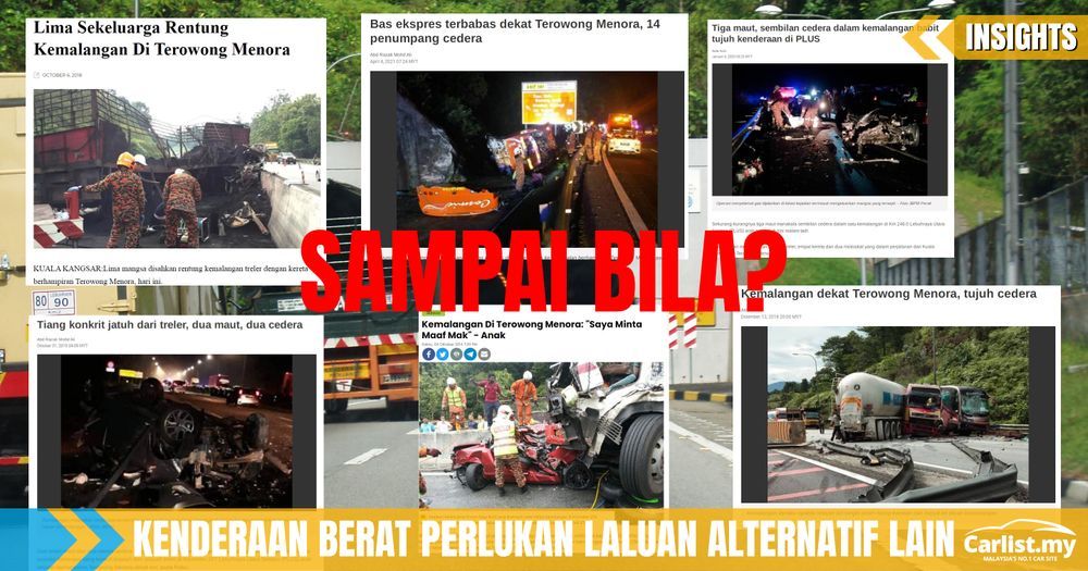 Lagi Kemalangan Maut Melibatkan Kenderaan Berat Berhampiran Terowong Menora – Sampai Bila?