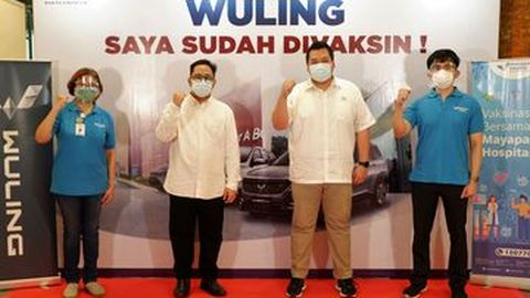 Wuling Gelar Sentra Vaksin Covid-19 di Kelapa Gading