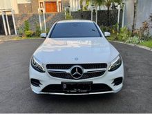 2017 Mercedes-Benz GLC300 2.0 AMG Coupe White on Black Low KM 4rb Tangan Pertama Full Original