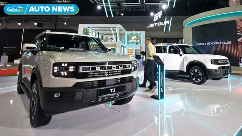 Jetour T1 final production version shown at KLIMS 2026; 1.5T and 2.0T variants from RM143k