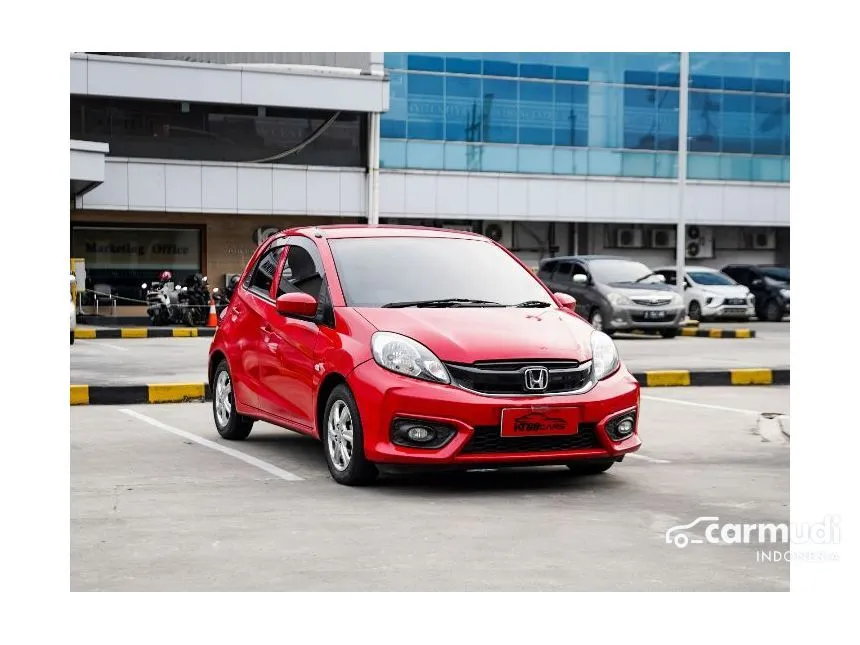 Jual Mobil Honda Brio 2018 Satya E 1.2 di DKI Jakarta Automatic Hatchback Merah Rp 125.000.000