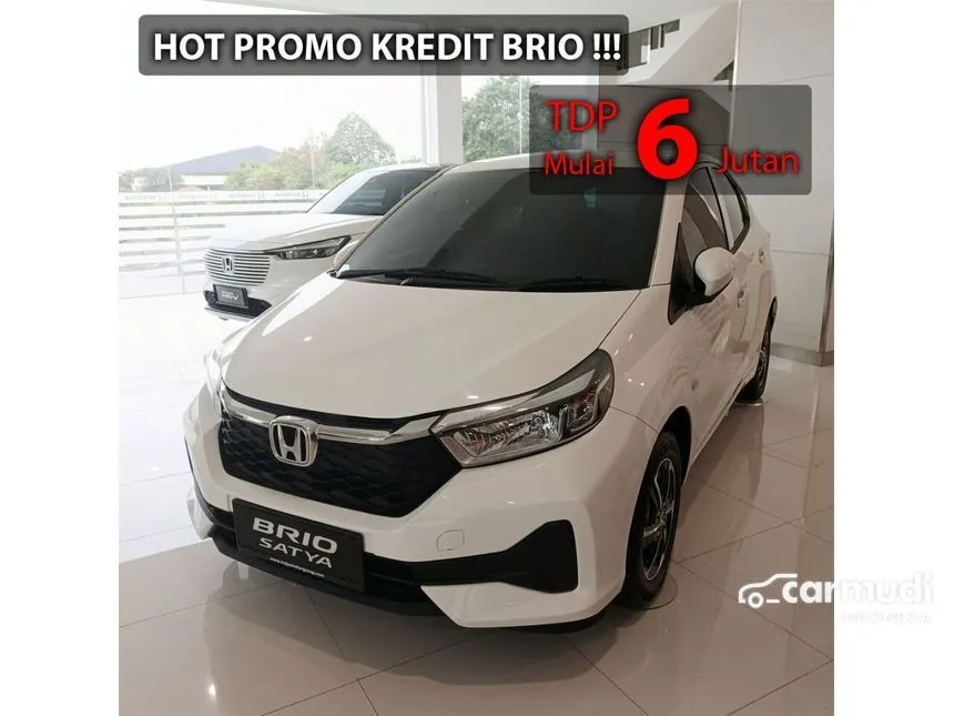 Jual Mobil Honda Brio 2024 E Satya 1.2 di Jawa Barat Automatic Hatchback Putih Rp 185.300.000