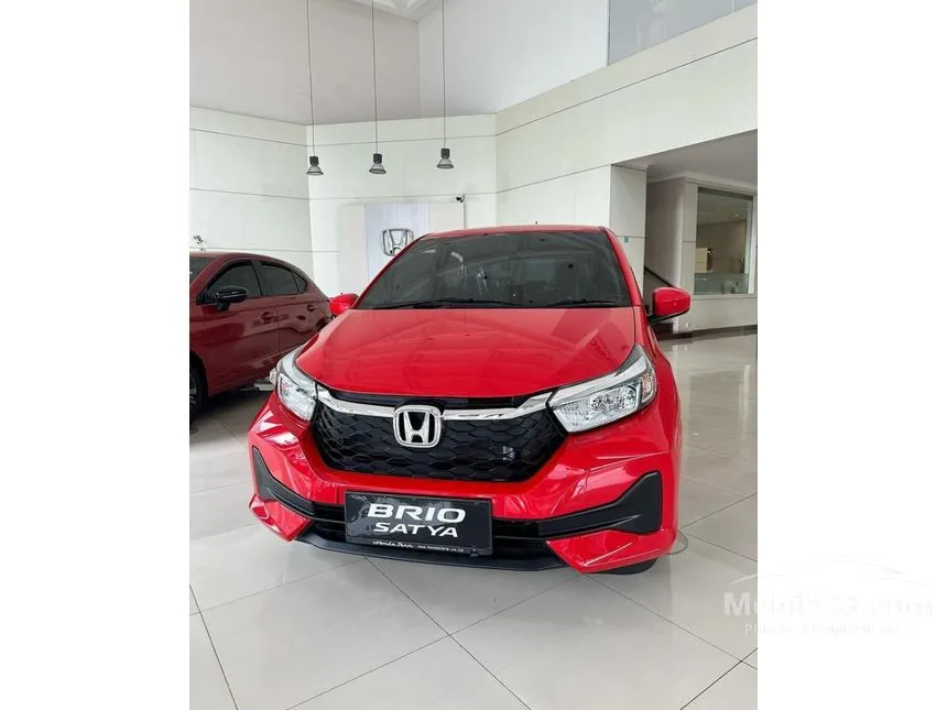 Jual Mobil Honda Brio 2024 E Satya 1.2 di Jawa Barat Automatic Hatchback Merah Rp 184.300.000