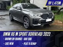 2022 BMW X6 3.0 xDrive40i M Sport SUV Brown on Orange Coklat Cokelat MSport xDrive X Series 6