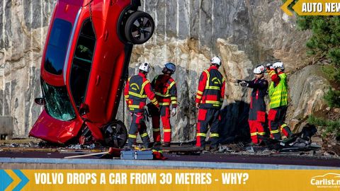 Volvo Once Again Does Something For The Greater Cause - Drops New Car 30 Metres From The Air