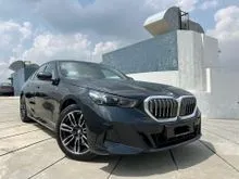 2024 BMW 520i 2.0 M Sport Sedan Very low mileage - FREE WARRANTY - FREE SERVICE - FREE TINTED VOUCHER - FREE GIFT TNC APPLY