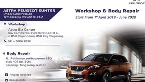 Peugeot Hentikan Sementara Operasi Dealer Sunter