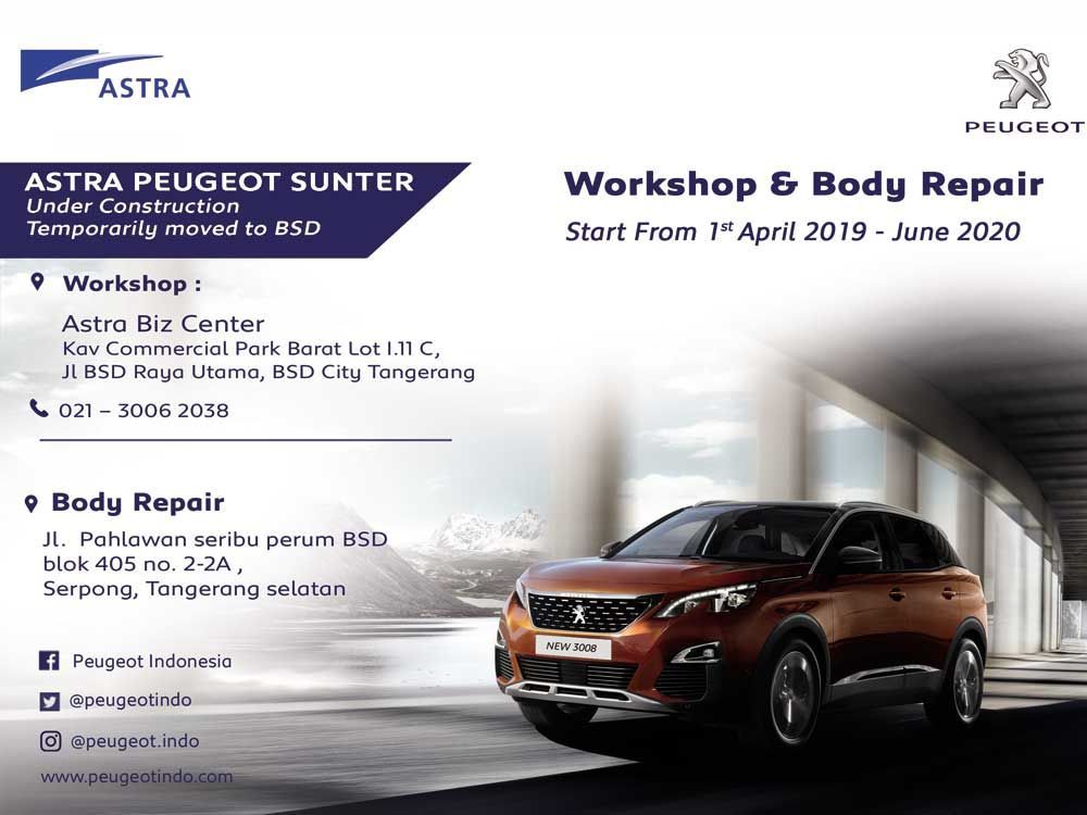 Peugeot Hentikan Sementara Operasi Dealer Sunter