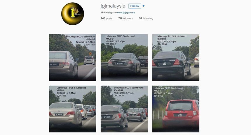 Your Photos Can Help The JPJ Catch Traffic Offenders