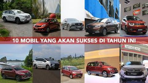 10 Mobil yang akan Sukses Tahun 2018