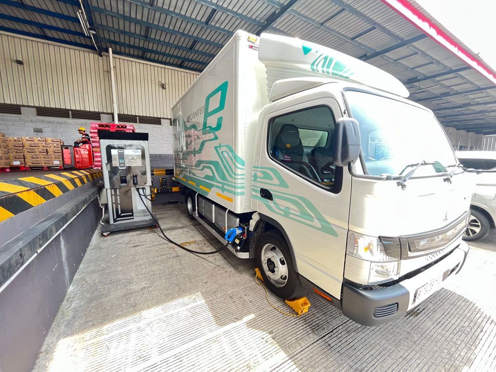 Truk Listrik Mitsubishi eCanter Sudah Dites 4.500 Km di Indonesia