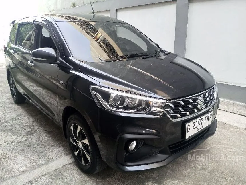 Jual Mobil Suzuki Ertiga 2022 Hybrid GX 1.5 di Banten Automatic MPV Hitam Rp 215.000.000