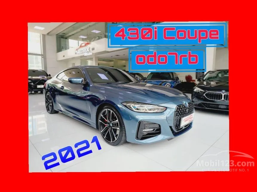 Jual Mobil BMW 430i 2021 M Sport Pro 2.0 di DKI Jakarta Automatic Coupe Biru Rp 1.175.000.000
