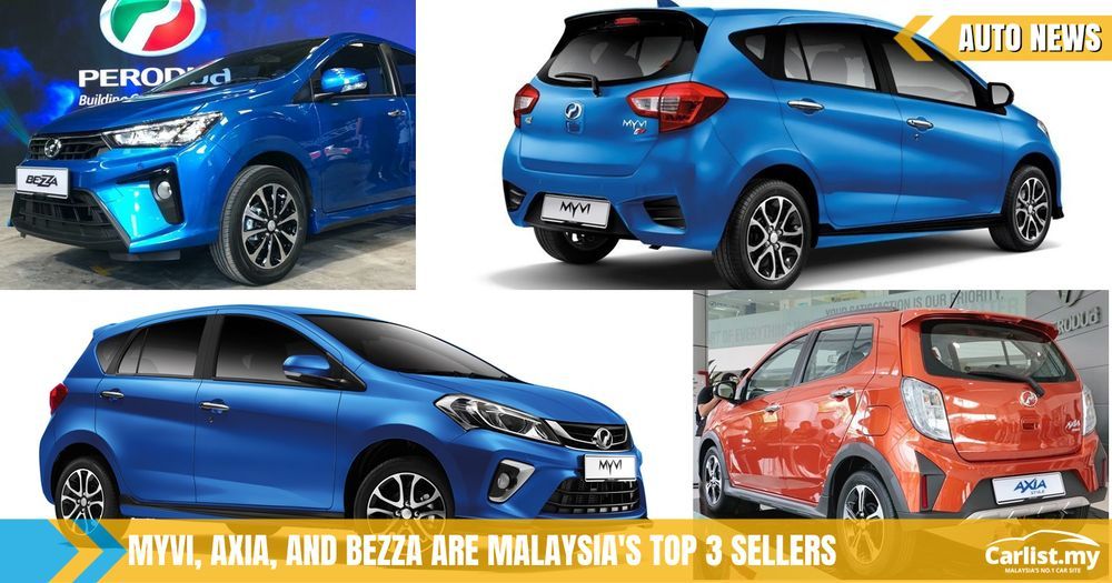 The Top Three Best Selling Cars In Malaysia Are Peroduas  Auto News