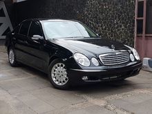 Mercedes-Benz E260 elegance 2005 black on beige km 45rb