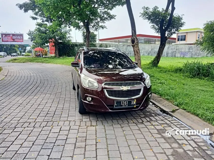 Jual Mobil Chevrolet Spin 2015 LTZ 1.2 di Jawa Timur Manual SUV Marun Rp 114.000.000
