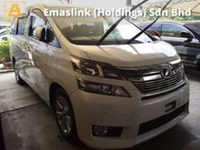 2013 Toyota Vellfire 2.4 V 7 Seaters 2 Electric Seats 2 Power Doors Unregistered