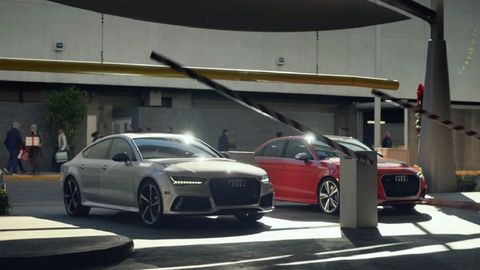 Audi Shows The Joys Of Christmas Shopping With Their RS3 And RS7