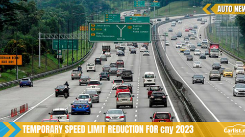 CNY: 10km/h speed limited reduction on federal & state roads