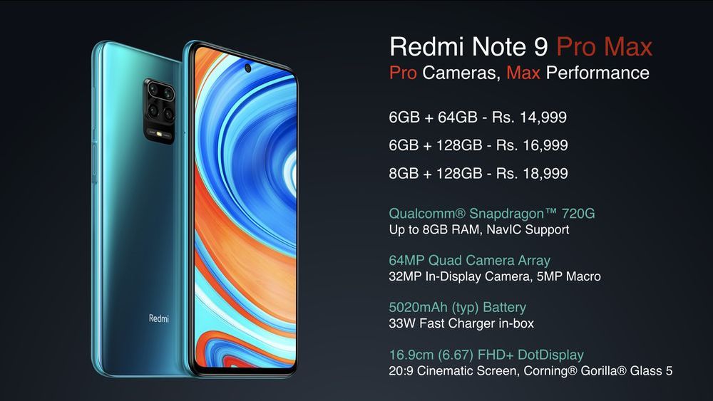 redmi note 9 pro 64mp camera