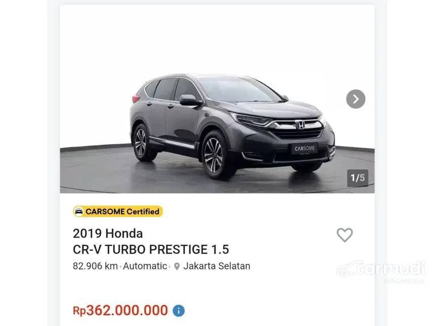 2019 Honda CR-V Turbo Prestige SUV
