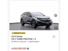 2019 Honda CR-V 1.5 Turbo Prestige SUV FLASH SALE