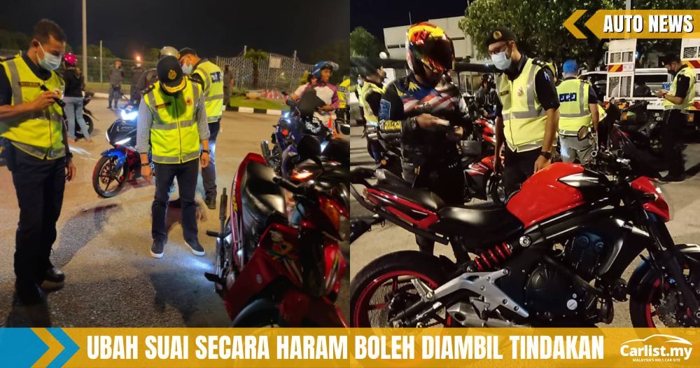 JPJ Buru Motosikal Yang Diubahsuai Secara Haram – Guna Tayar Sotong ...