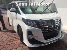 2016 Toyota Alphard 2.5 SC Full Spec Sun Roof Pilot Seats 2 Power Doors Power Boot UNREGISTERED